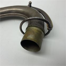 Early 20th century Elkhart Pan American C-Melody saxophone, Patd. Sept.14 1915, no.1153489, serial no.P27678; in fitted hard carrying case with crook