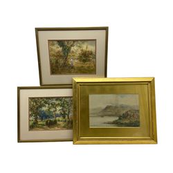 Three watercolours, comprising: Ben Hoyles (exh.1890-1906), William R Hoyles (1870-1935), ...