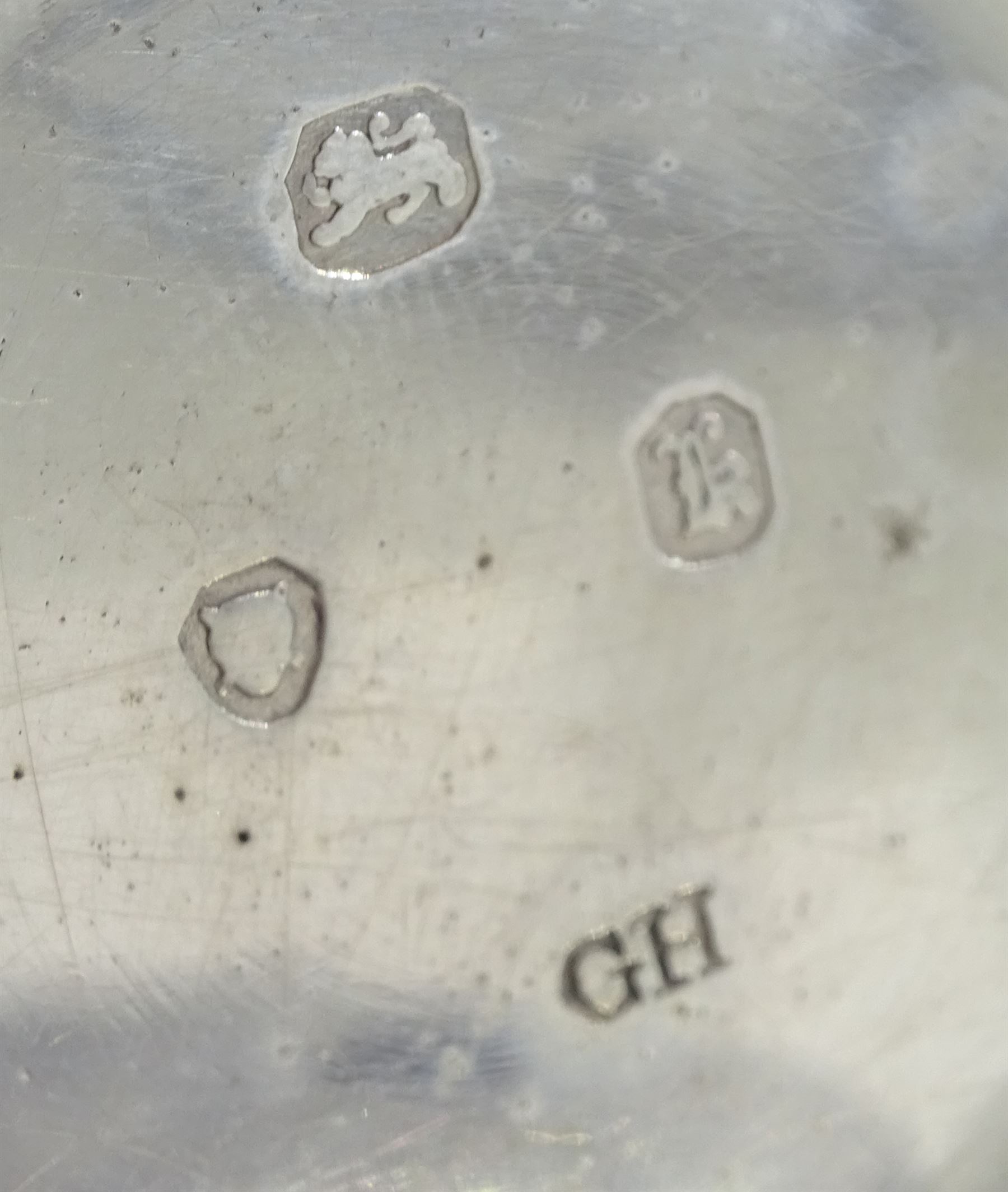 Victorian silver open face English lever fusee pocket watch by George Elliott, Kirk Burton, No. 8008, round pillars, engraved balance cock with diamond endstone, silver engine turned dial with Roman numerals and subsidiary seconds dial, case by George Hammon, London 1845