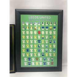 Leeds United football club - football association challenge cup competition final Saturday 11th April 1970 Chelsea vs Leeds United at Wembley programme, football association charity shield Saturday 10th August 1974 Leeds United vs Liverpool programme, various supporters pin badges, scarf for the league 1 playoff final Wembley stadium 25th May 2008, Danbury Mint 'Great Moments in the History of Leeds United' leather bound collectors edition, various used home game tickets etc