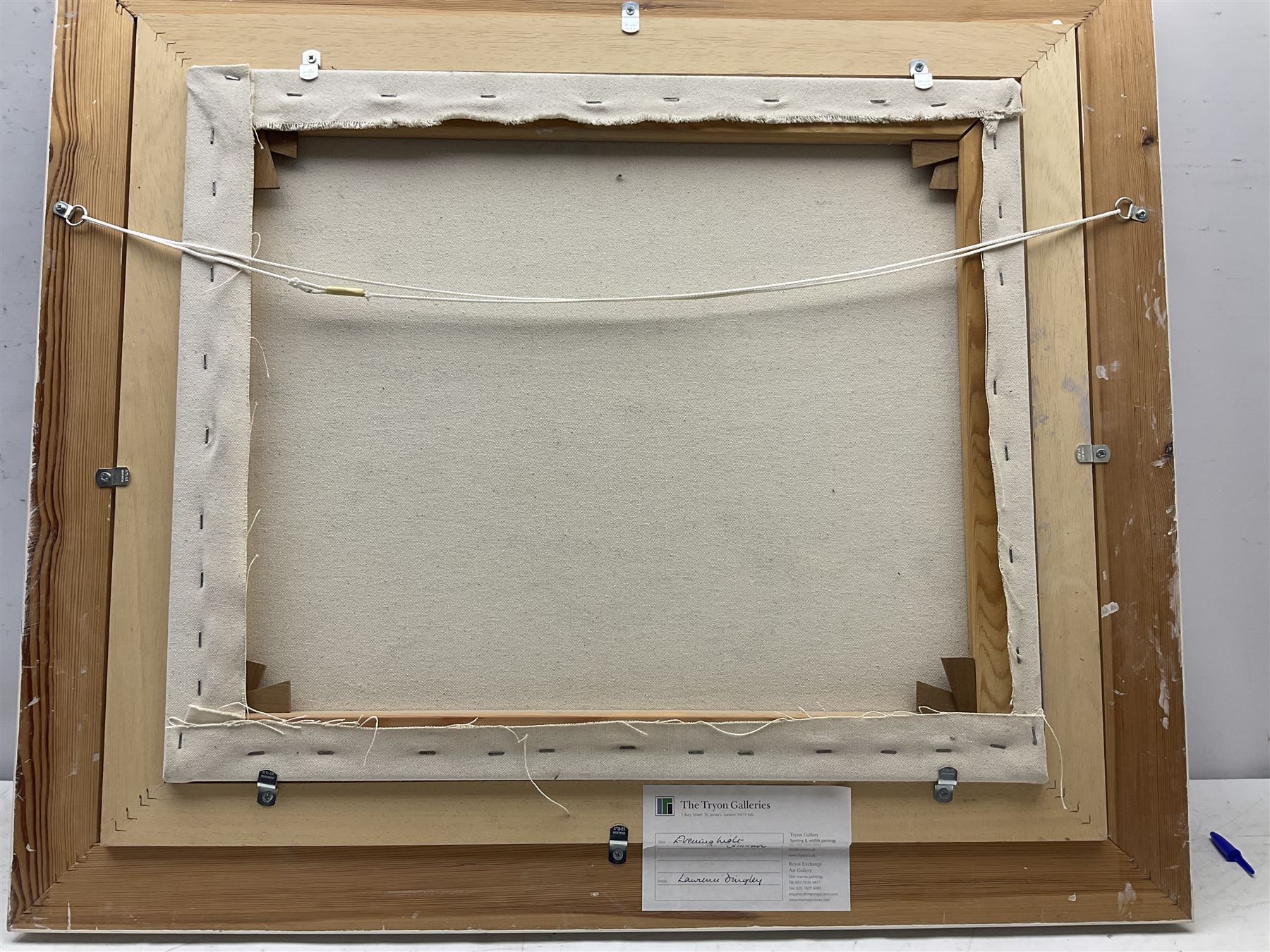 Laurence Dingley (British 1959-): 'Evening Light North Cornwall', oil on canvas signed 49cm x 60cm
