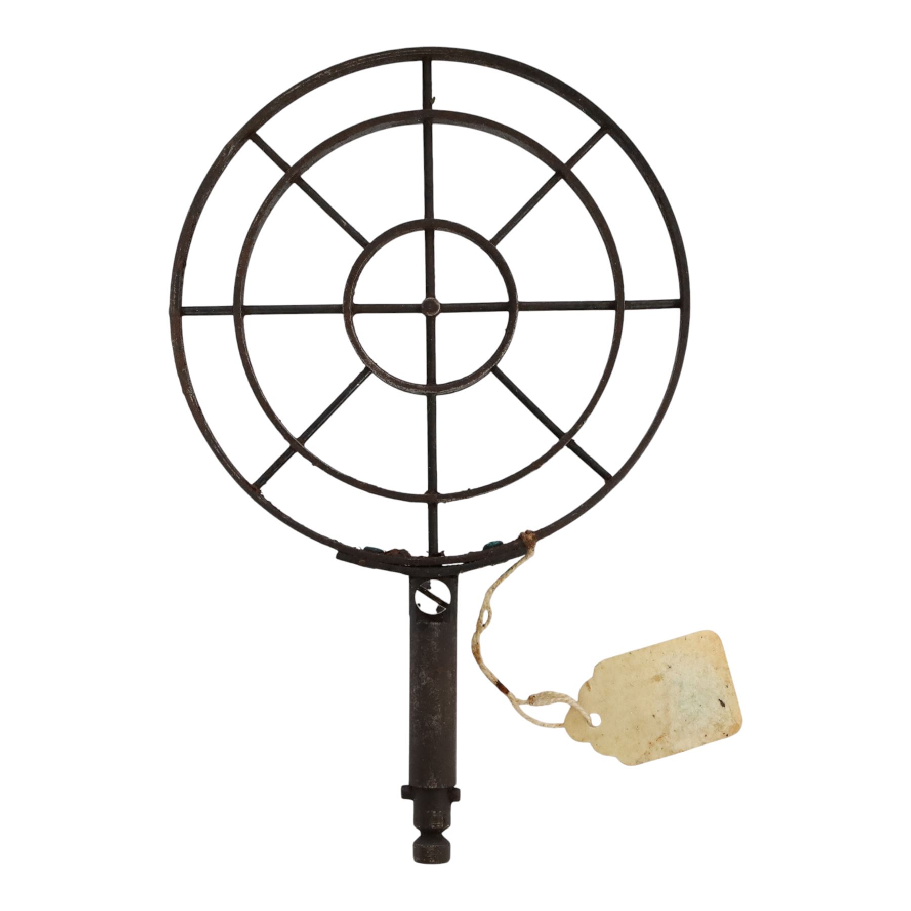 WWII German MG42 anti-aircraft spider sight, with WaA inspection mark, H17cm