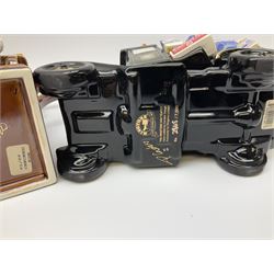 Three Ringtons novelty teapots, comprising The Ringtons Van teapot, the Tea Merchant teapot, and Millenium Celebration teapot. 