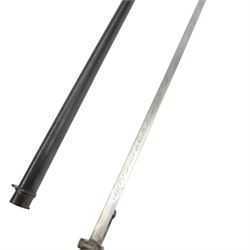 French chassepot bayonet the spine engraved, Mass 1880, overall L66cm