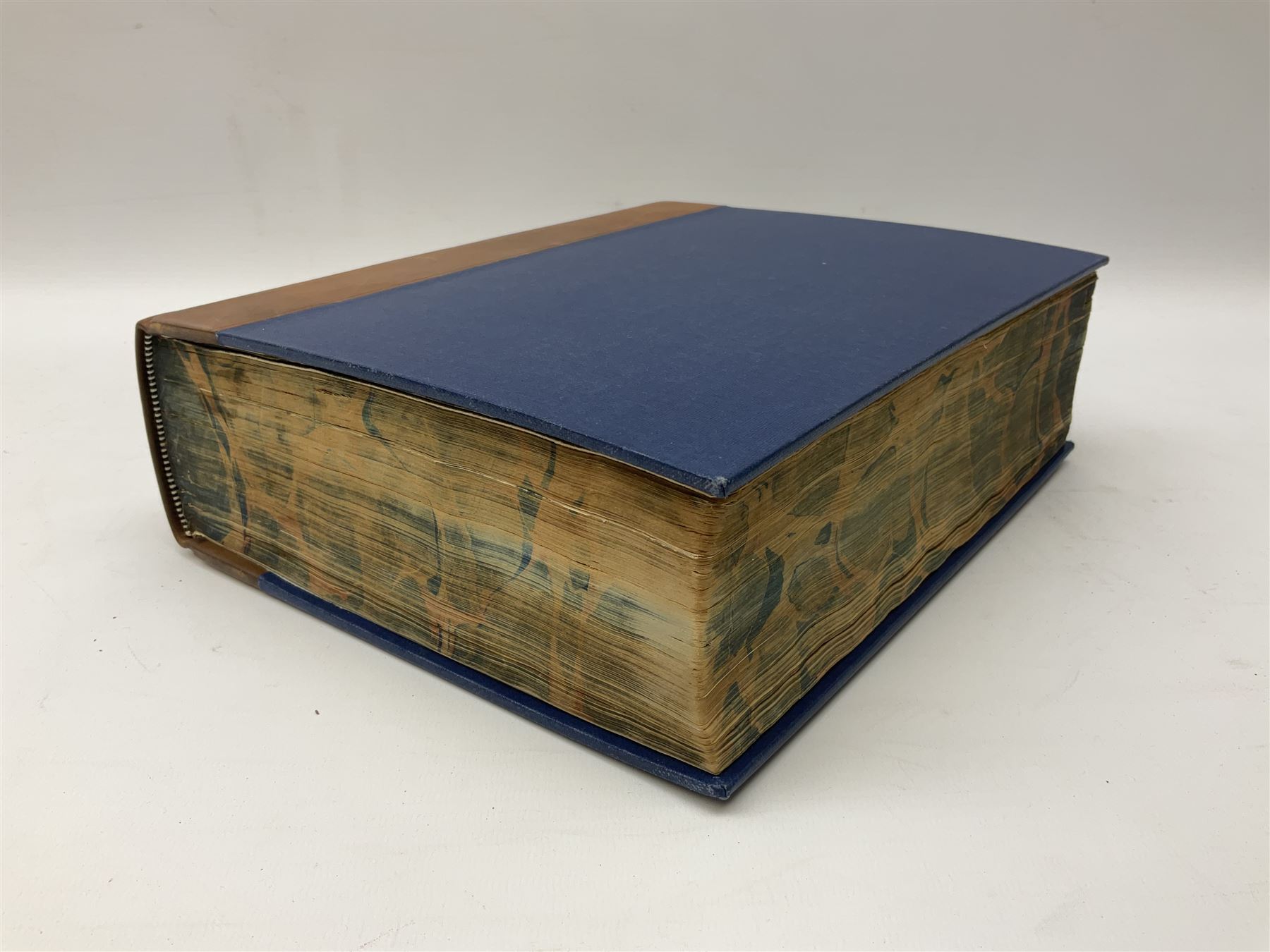Tickell Rev. John: The History of the Town and County of Kingston upon Hull. 1798 Hull. Linen backed frontispiece and other engraved plates. Rebound in quarter calf with blue boards, marbled edges and new end papers; together with T. Tindall Wildridge: The Hull Letters. Ndc1886 (2)