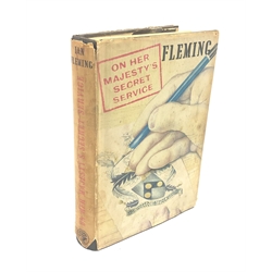  Fleming Ian: On Her Majesty's Secret Service. 1963 First edition second impression. Unclipped dustjacket.  
