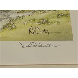 Ken Burton (Northern British contemporary): 'Helmsley Yorkshire'; 'Hawes Yorkshire'; 'Keswick and Cumberland' and 'Richmond Yorkshire', set four limited edition colour prints signed titled and numbered /600, 19cm x 13cm (4)