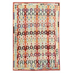 Large Kilim carpet, overall geometric de