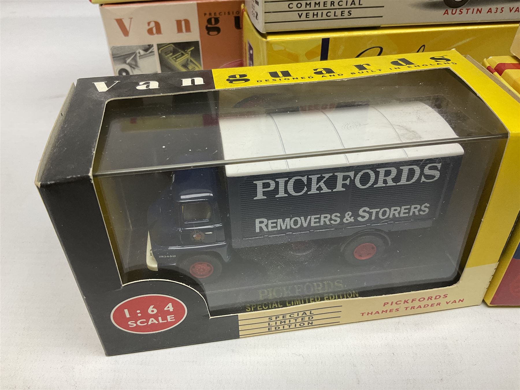 Twenty Lledo Vanguards die-cast models, mostly 1:43 scale including four 1950's - 1960's Classic Commercial Vehicles, seven Limited Editon, three Special Limited Editon, three Exclusive Members Diecast Models and three others (20)