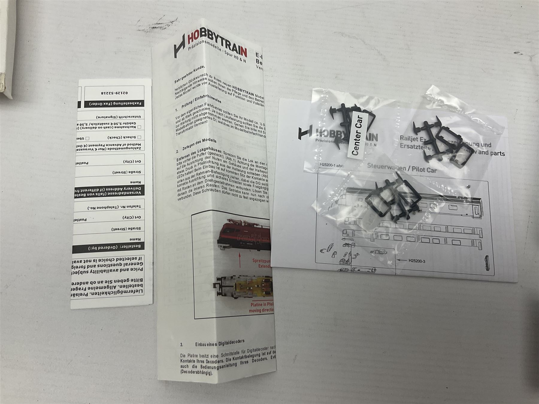 Hobbytrain 'N' gauge - OBB Railjet 175 Jahre Edition 4-tlg. mit BR1116 four car set; boxed