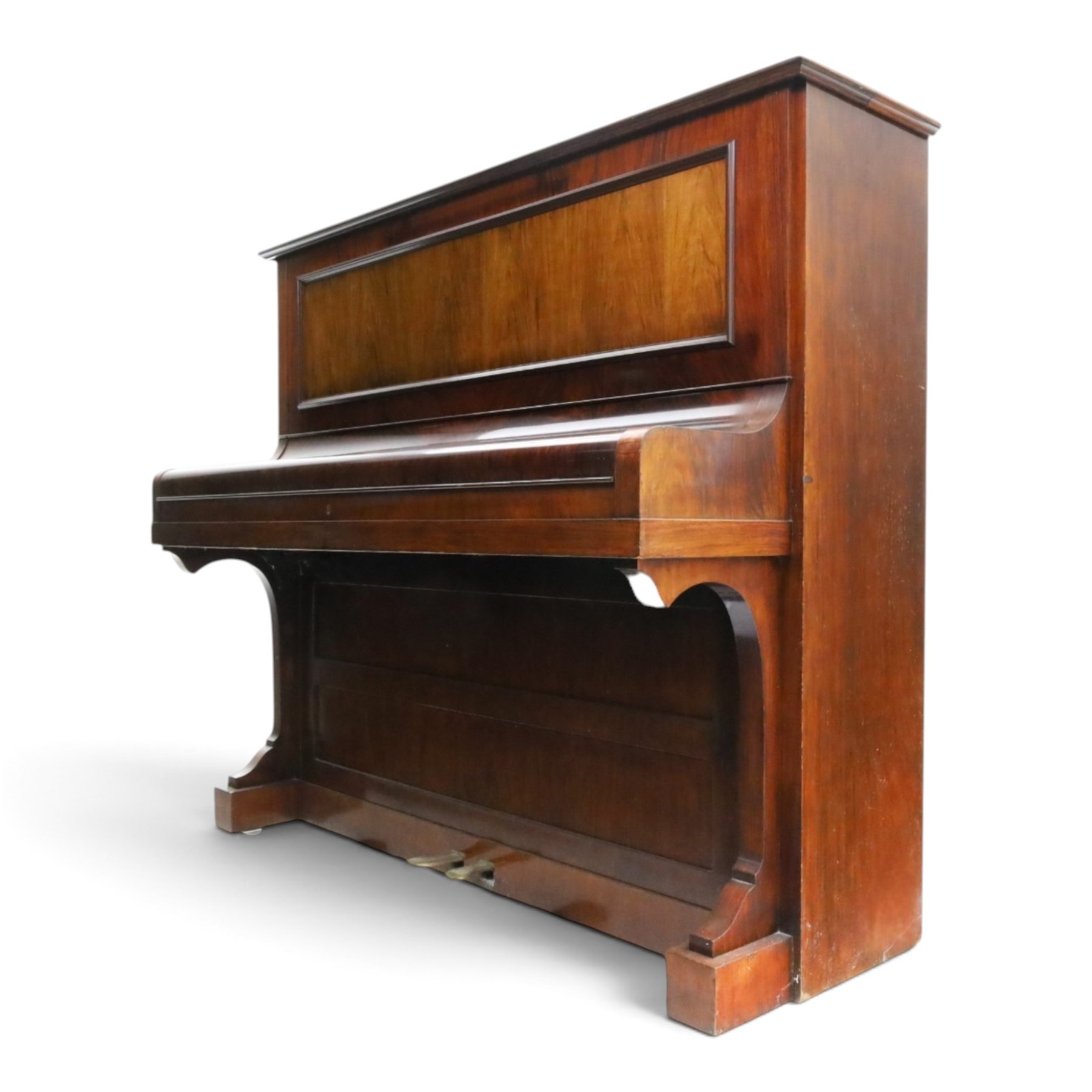 Edwardian C. Bechstein mahogany cased upright piano, with ivory keys and two pedals, serial no. 56533, H125cm, W146cm
This item has been registered for sale under Section 10 of the APHA Ivory Act