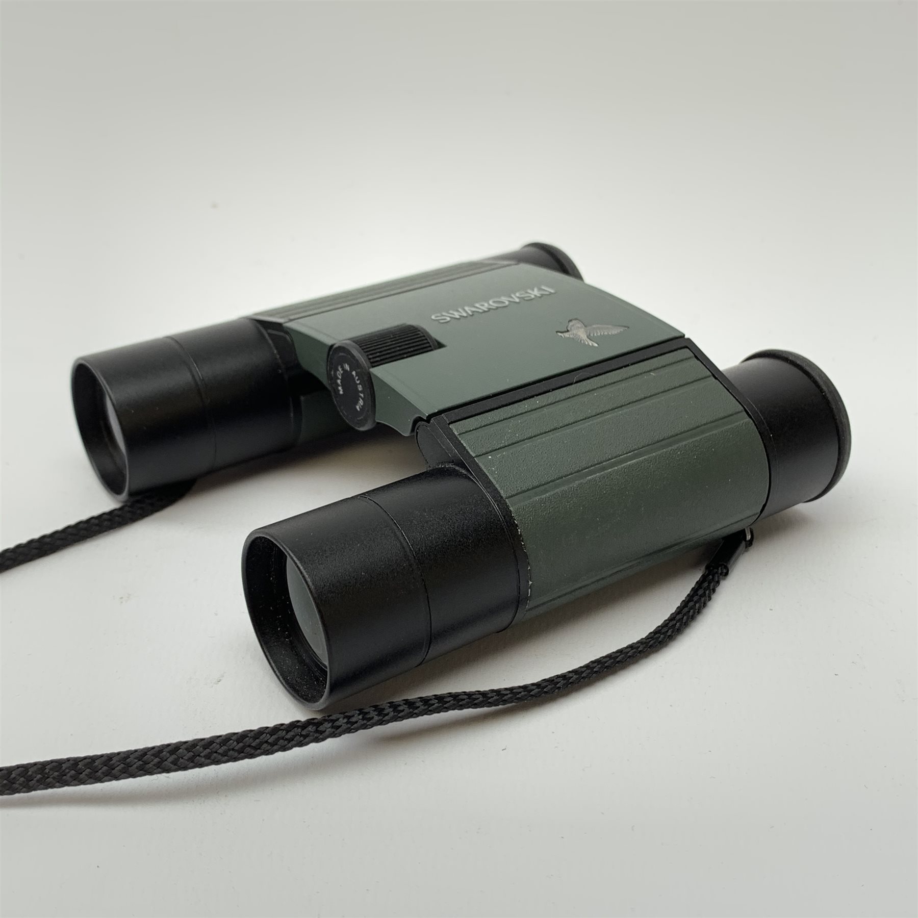 A pair of Swarovski Habicht 10 x 25B pocket binoculars, with 