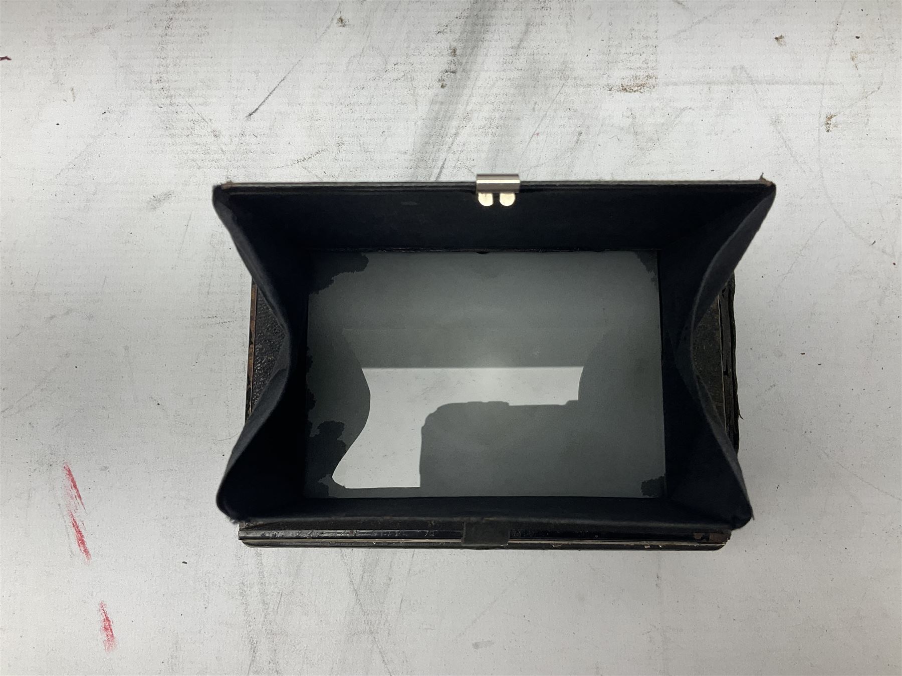 Miranda Sensorex camera body, Miranda Sensorex II camera body with 'Auto Miranda 1:1.8 f-59mm' lens, 'Auto Miranda 1:2.8 f-135mm' lens, 'Auto Miranda 1:3.5 f-200mm' lens, 'Auto Miranda 1:2.8 f-28mm' len, Agfa plate camera with 9cm x 12cm plates and other camera equipment including Miranda camera bag