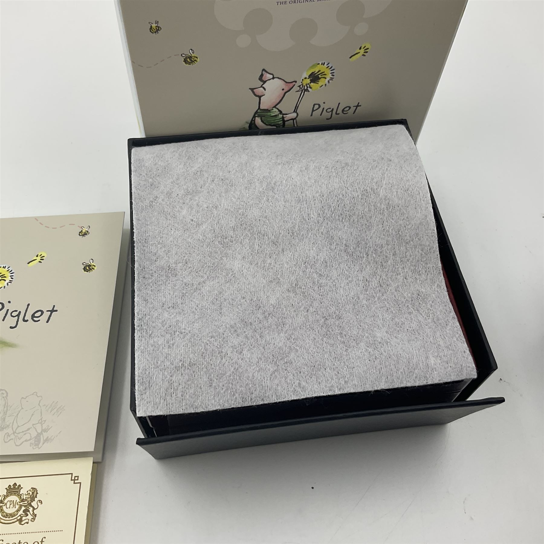 The Royal Mint United Kingdom 2020 'Piglet' gold proof fifty pence coin, cased with certificate