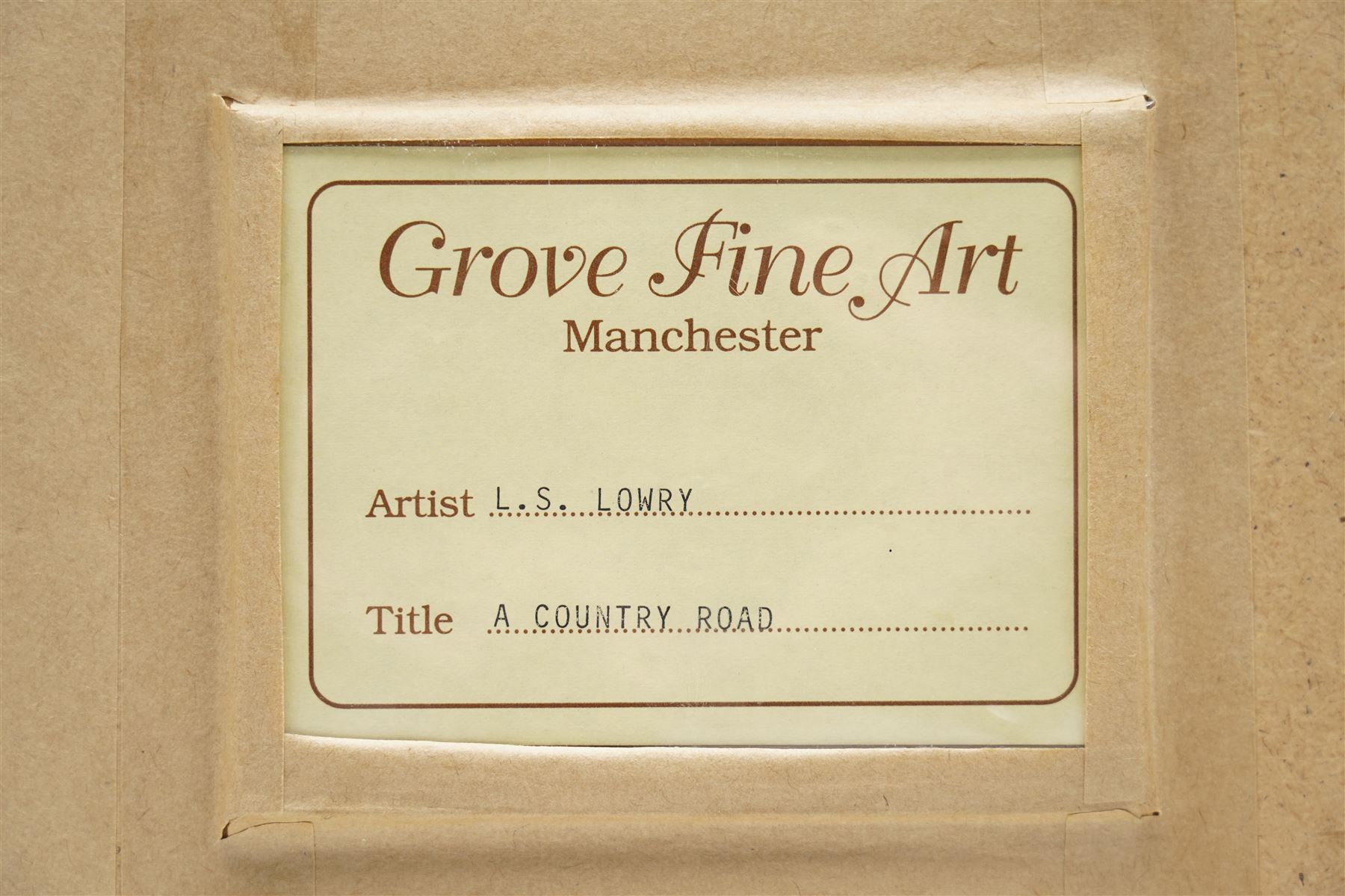 Laurence Stephen Lowry RBA RA (Northern British 1887-1976): 'A Country Road' pencil sketch signed with initials and dated 'L S L/3rd April 1961' verso 19cm x 24cm
Provenance: Professor H. B. Maitland; by descent to Mrs. M. Dickie; sold at Sotheby’s, London (16 March 1977, lot 108); later sold at Bonhams, London (18 November 2005, lot 26); sold at Bonhams, London (Modern British and Irish Art, 20 November 2019); acquired at the latter sale by the present owner.