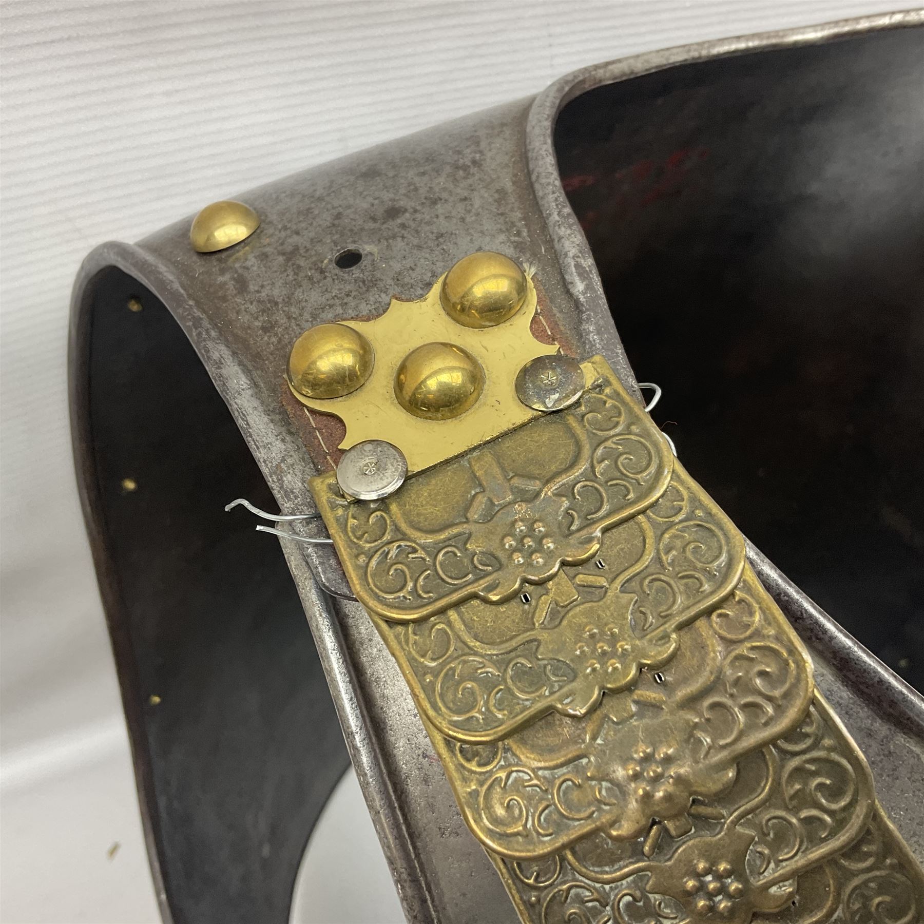 Copy of a Belgian Cuirass breastplate and backplate