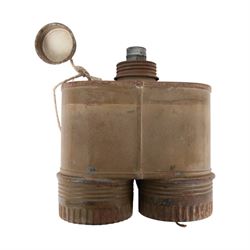 Ligne Maginot army issued French gas marks, circa 1940, used by artillery troops, in canvas bag