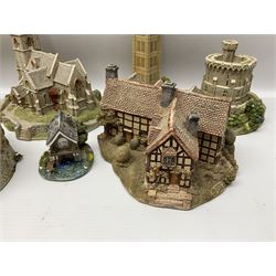 Twenty six Lilliput Lane models, to include Golden Harvest, Junk and Disorderley, Heaven Lea Cottage, Old Scrumpy Farm, Chantry Chapel Wakefield, etc, together with four similar cottages