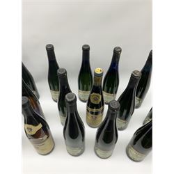 Mixed alcohol including Pieroth Blue 1988 Qualitatswein Nahe 750ml, 10%Vol, Ferdinand Pierroth 1986 Qualitatswein Nahe 70cls etc, various contents and proofs, 25 bottles