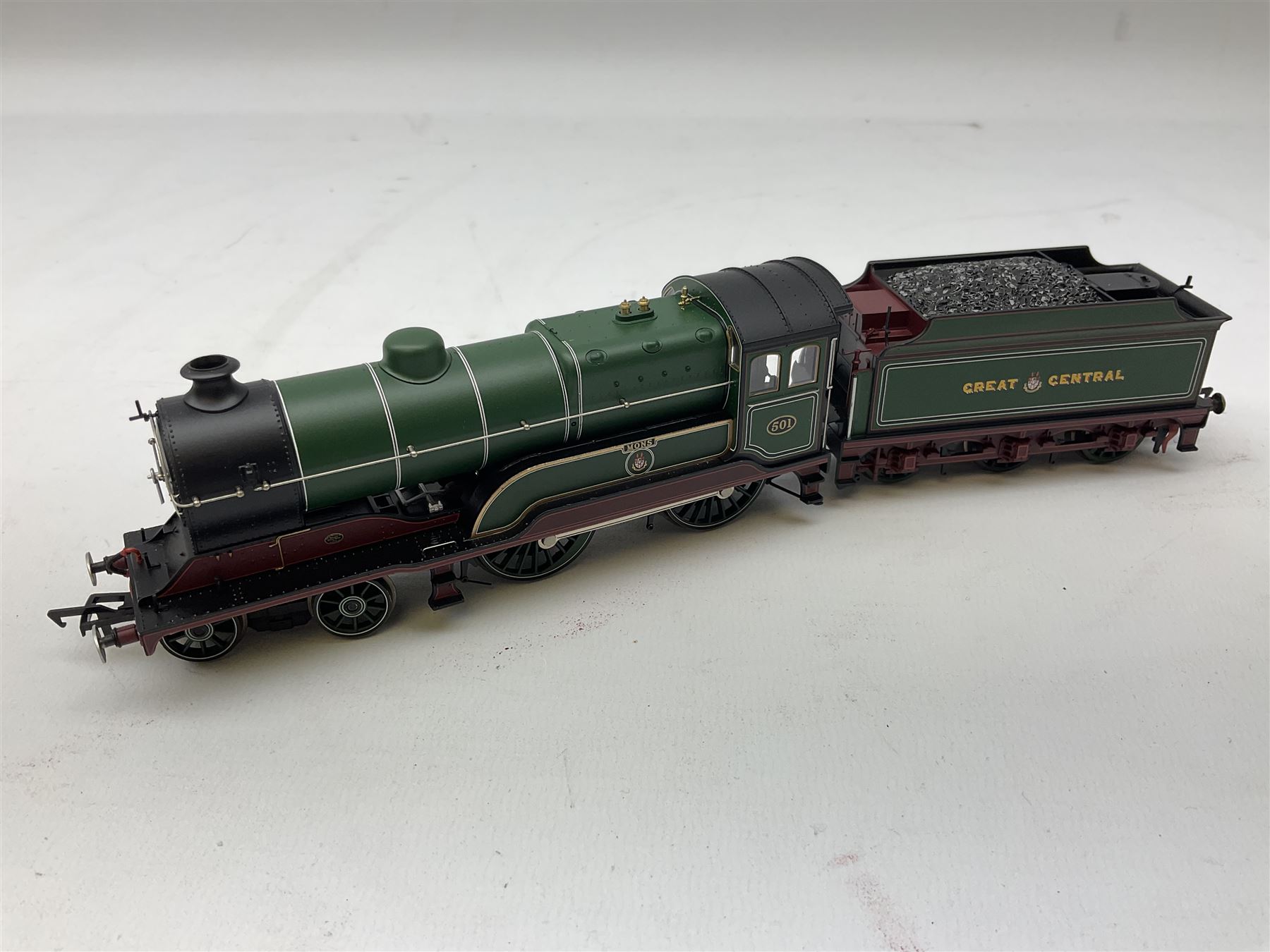 Bachmann Branch-Line '00' gauge - Class J11 2-6-0 'Stanier Mogul' locomotive no. 2965, Class D11 4-4-0 'Mons' locomotive no. 501, Class A1 4-6-2 'Curlew' locomotive no. 60122 and Robinson Class J11 Black Late Crest locomotive no. 64325, all DCC ready (4)