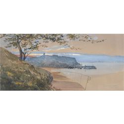 Major General Townsend Aremberg de Moleyns (c1838-1926): 'Scarborough' from above the Spa,...