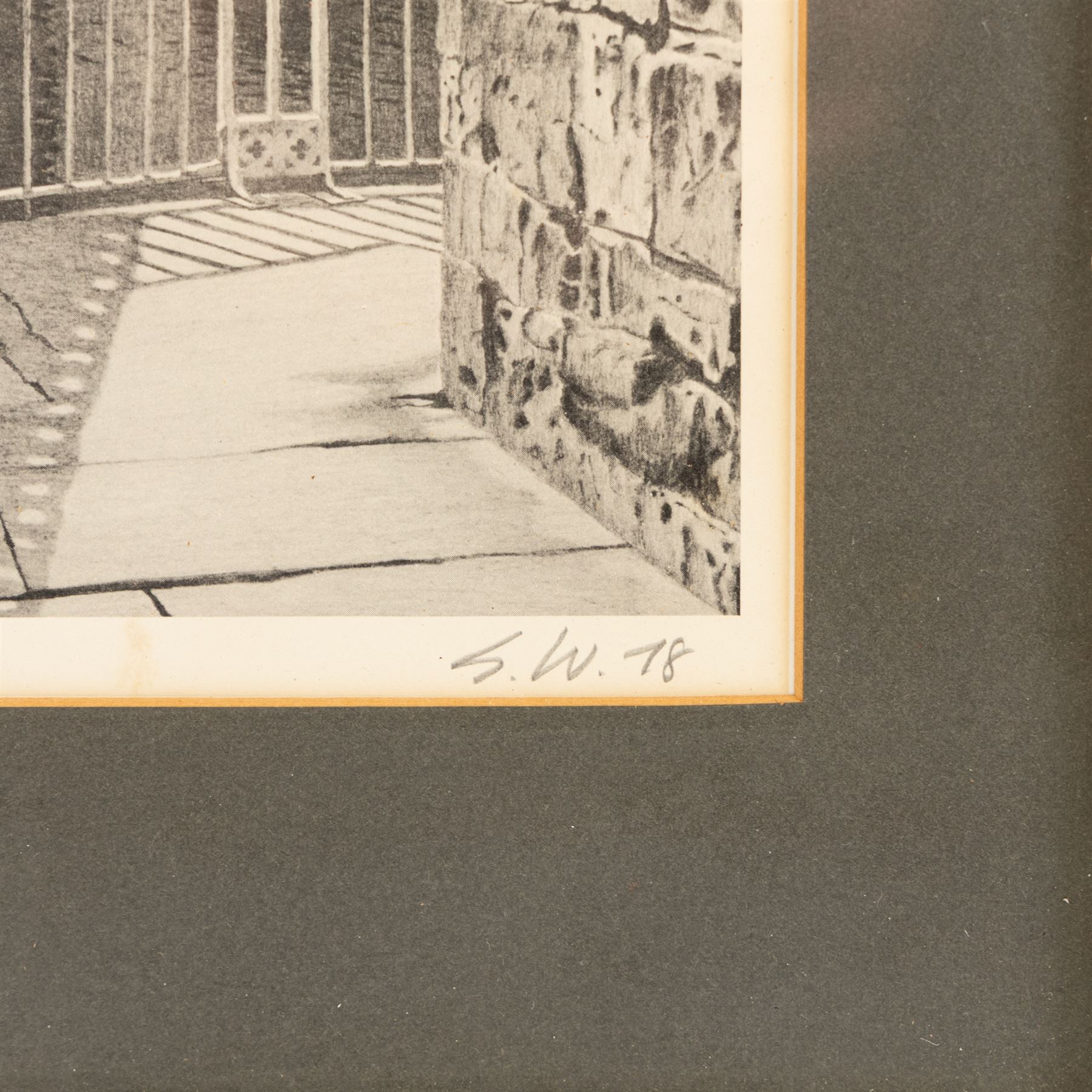 Stuart Walton (Northern British 1933-): York Minster from Precentor's Court, The Shambles - York, View of Lendal Bridge from Dame Judy Dench Walk and Steps Leading from Wellington Row beneath Lendal Bridge to the River Ouse, set of four prints signed with initials and dated '78 in pencil 27.5cm x 17.5cm (4)