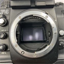 Nikon F4E camera body, serial no. 2288428, with Nikon MB23 battery pack