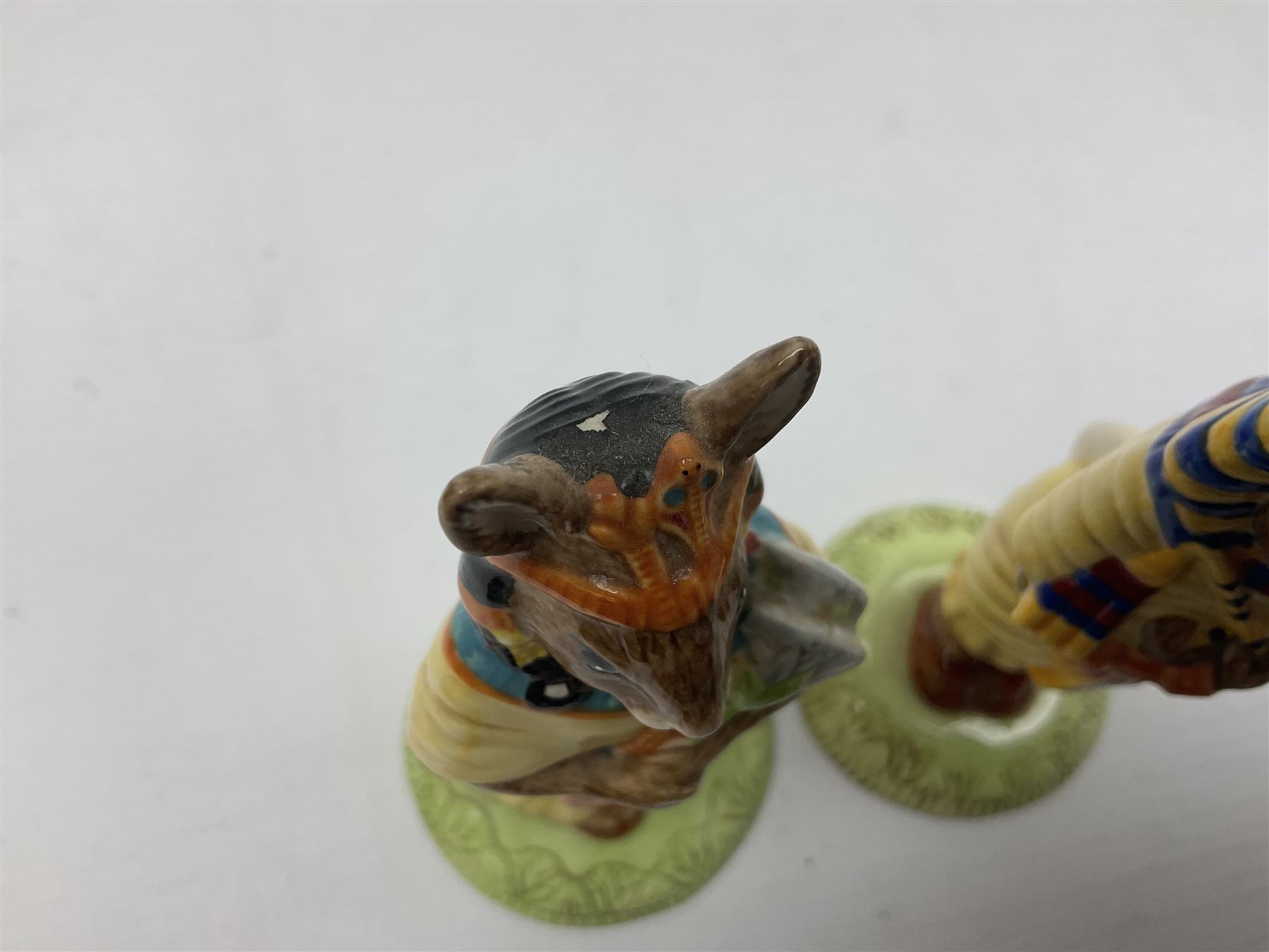 Two Royal Doulton Ancient Egyptian themed Bunnykins figures, with boxes (2)