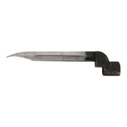 Lee Enfield 1944 knife bayonet with steel sheath, overall L27cm