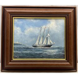 Jack Rigg (British 1927-2023): 'SS Malcolm Miller' and 'Fishing Boat Returning to Anstruther Harbour', pair oils on canvas board signed 19cm x 24cm (2)