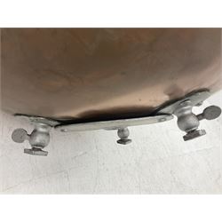 Pair of vintage copper timpani drums D65cm H46cm (2)