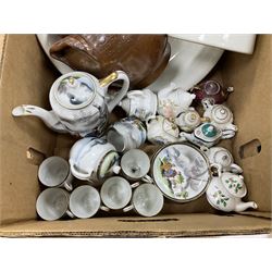 Quantity of ceramics to include Coalport 'Ladies of Fashion' 'Amanda', together with other figures, blue and white, vases, jugs, commemorative ware etc