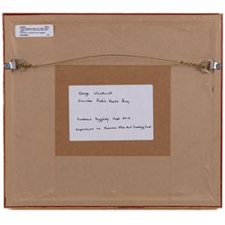 George Weatherill (British 1810-1890): Sunrise - Robin Hood's Bay, watercolour signed with initials l.l. 9.5cm x 13.5cm 
Provenance: purchased David Duggleby Ltd 3rd September 2012 Lot 169