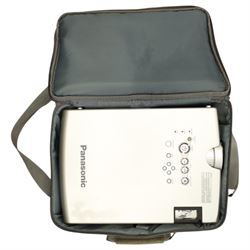 Panasonic - PT-L735NTE projector in case