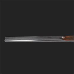 William Evans 12 bore double trigger boxlock ejector, side by side double barrel shotgun with 66cm (26