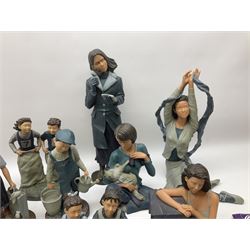Group of eleven limited edition Chloe by Genesis figures, with certificates, in two boxes