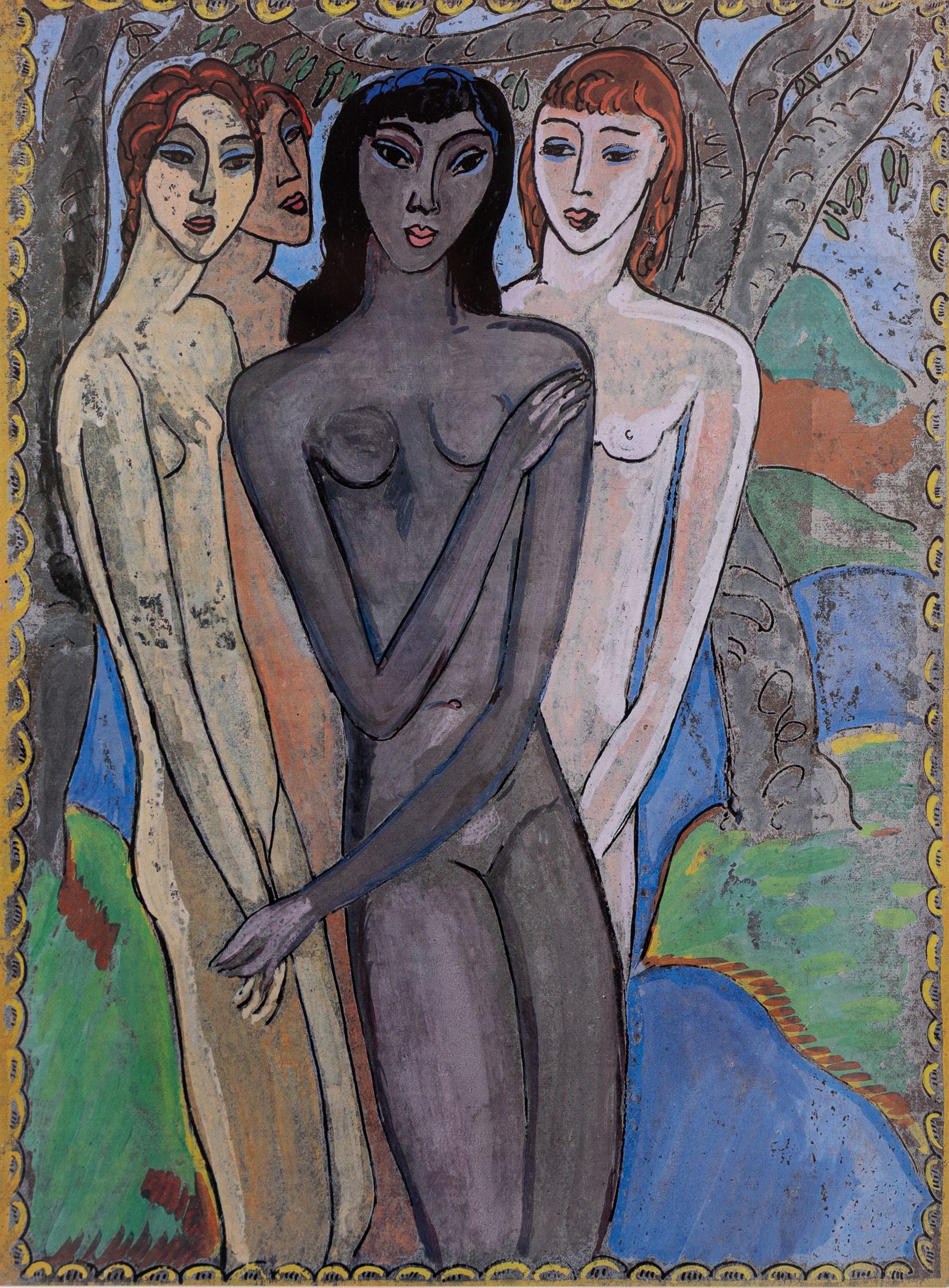 Edward Harris Wolfe (South African 1897-1982): 'Song of Songs', set of twelve limited edition lithographs on silvered paper each signed and numbered 228/250 in pencil, 36cm x 26cm, in matching frames (12)