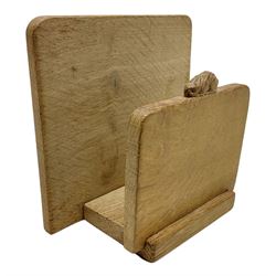 'Rabbitman' oak letter rack of two gradu