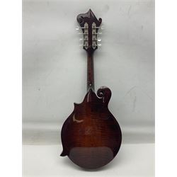 Eastman eight-string mandolin model MD514 2007 serial no.UK023 L68cm; in Hiscox hard carrying case