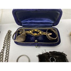 Four wristwatches including Seiko automatic, Sekonda, Timex and Ingersoll, silver Acme Lever pocket watch by H Samuel, 9ct gold keepers ring, silver and 9ct gold paste stone set cluster ring, silver and stone set silver jewellery and other vintage jewellery