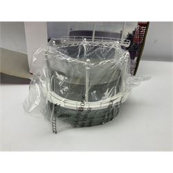 Hornby '00' gauge - thirteen Skaledale trackside buildings/accessories including R8737 Small Gasholder, R9653 Baptist Church, R8542 Holly Farm Workshop, R8534 Signal Box, R8854 Fan Drift, R8525 Holly Farm Stables, R9531 Magna Waiting Room, R8778 Fan House, R8709 Fuel oil Tanks etc; all boxed (13)