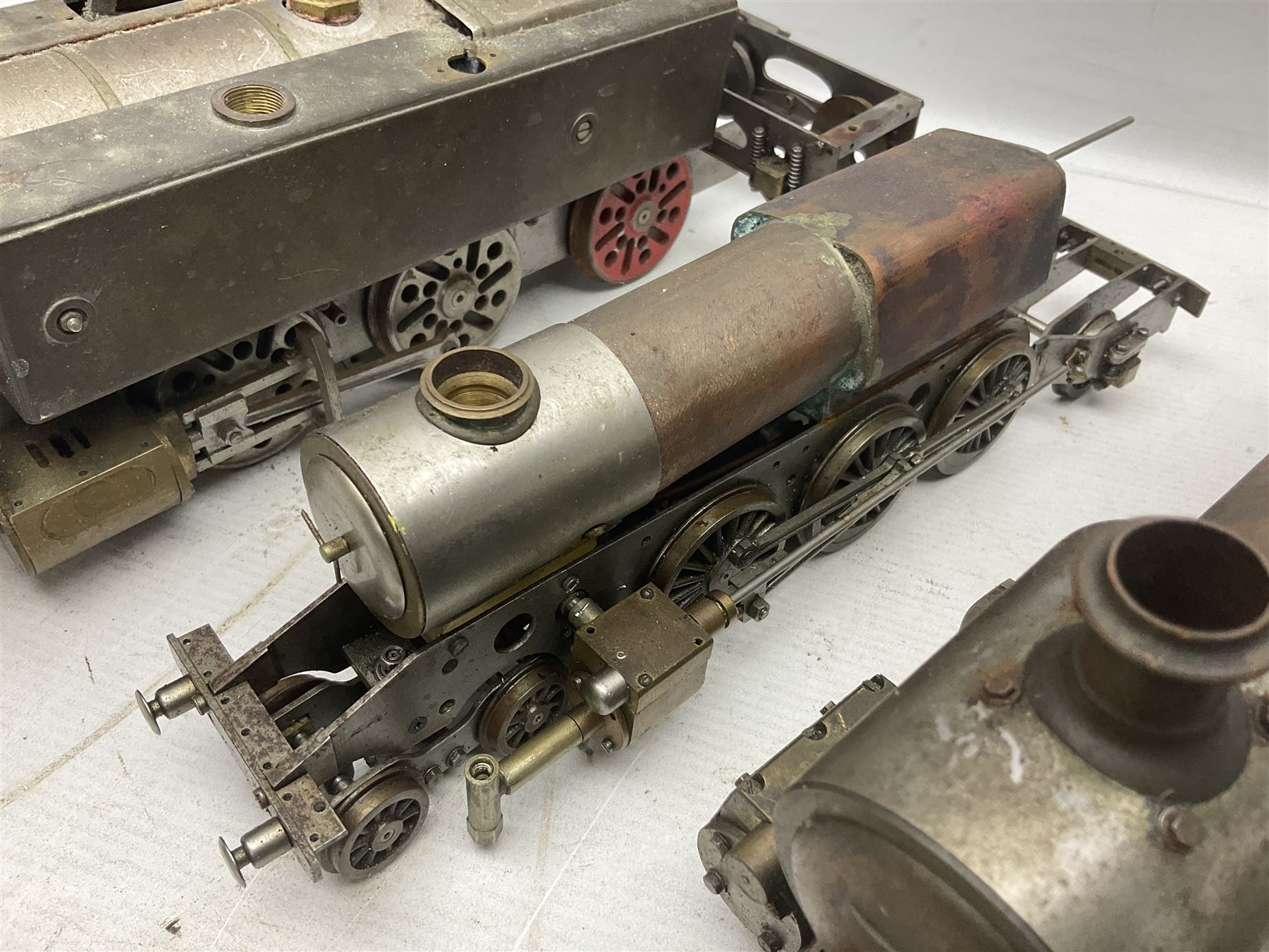 Three part-built live steam locomotives - 1.75