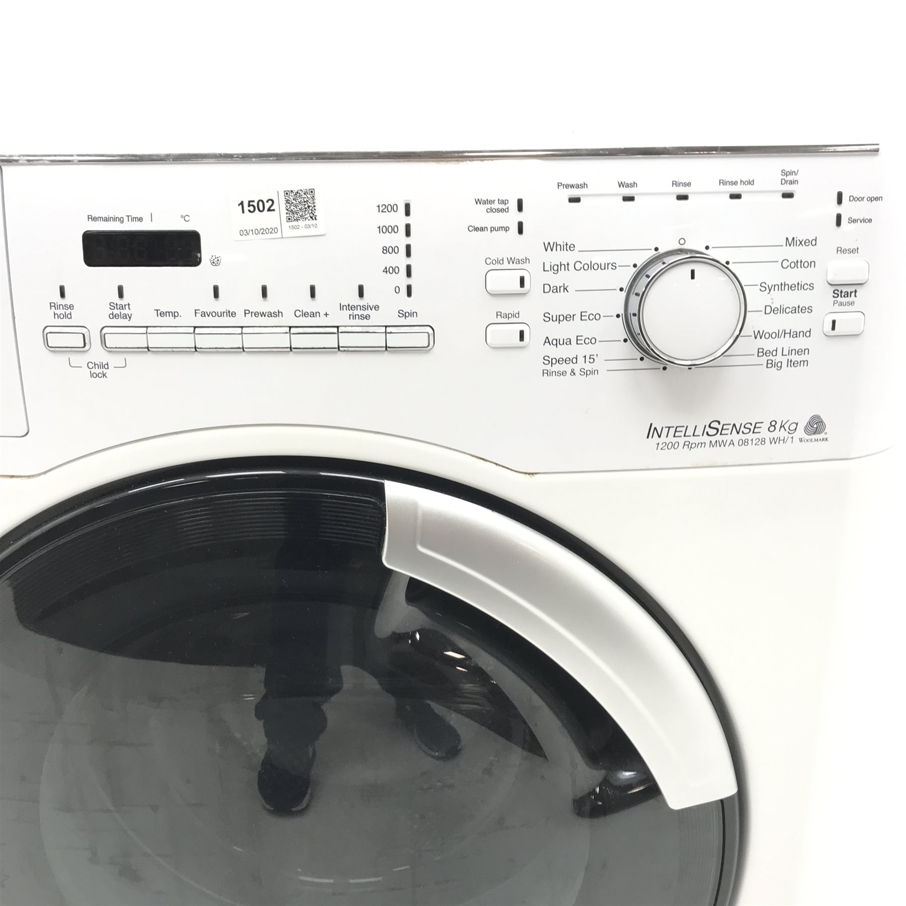 Maytag IntelliSense 8Kg washing machine, W60cm, H85cm, D58cm