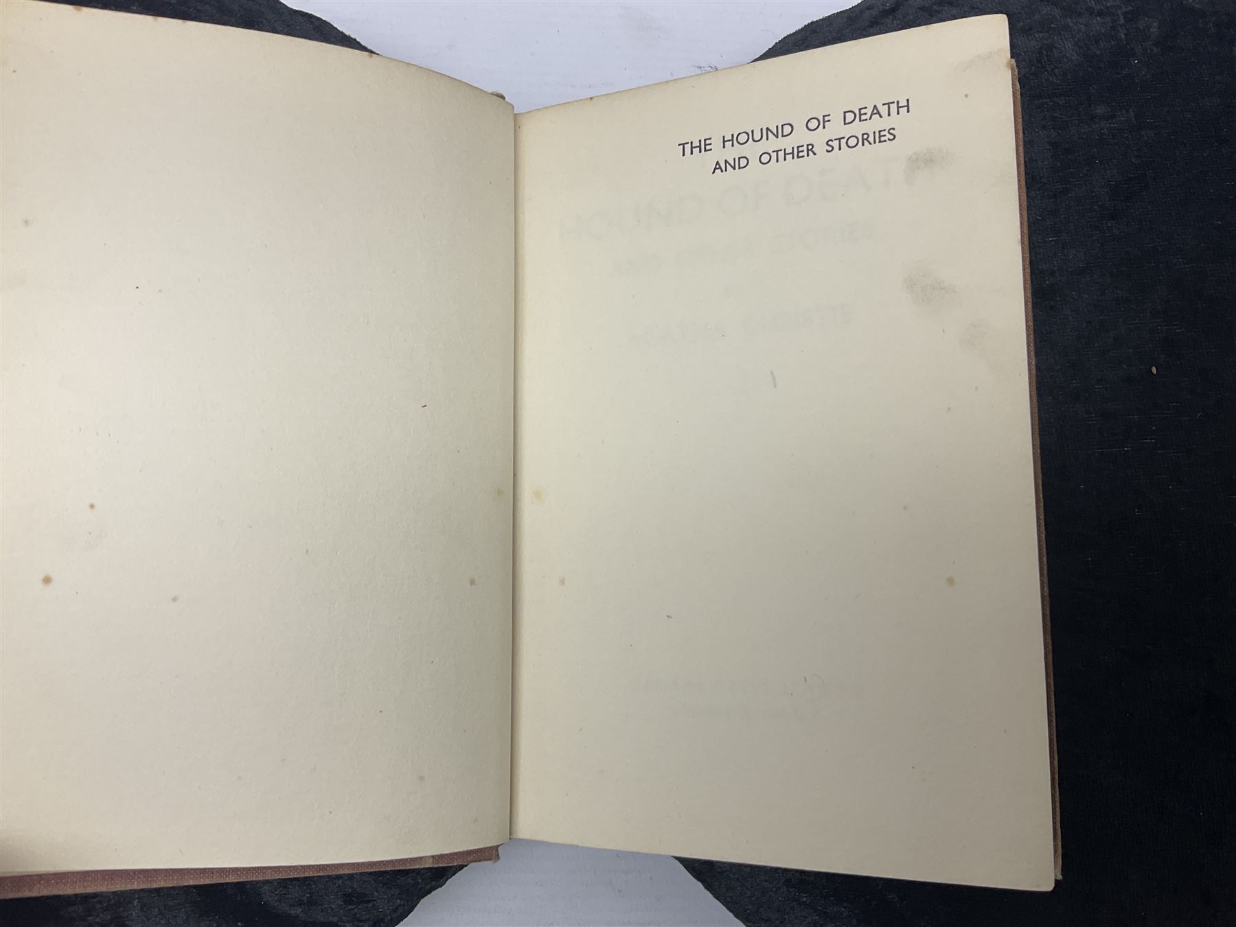 Six Collins Crime Club Agatha Christie novels, including Elephants can Remember, Nemesis, Sleeping Murder, etc together with Agatha Christie; The Hound of Death Odhams Press, all first editions 