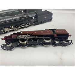 Hornby '00' gauge - Class A4 4-6-2 locomotive 'Wild Swan' No.60021; Class 9F 2-10-0 locomotive No.92241; and LMS Class 4P 2-6-4 tank locomotive No.2309; all unboxed (3)