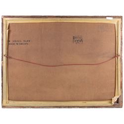 English Naive School (20th Century): The Coachman Inn - Snainton, oil on board indistinctly signed 70cm x 95cm 