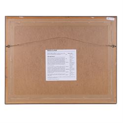 Edwin La Dell (British 1914-1970): 'Ampleforth' Yorkshire, limited edition colour lithograph signed titled and numbered 3/100 in pencil 38cm x 56cm