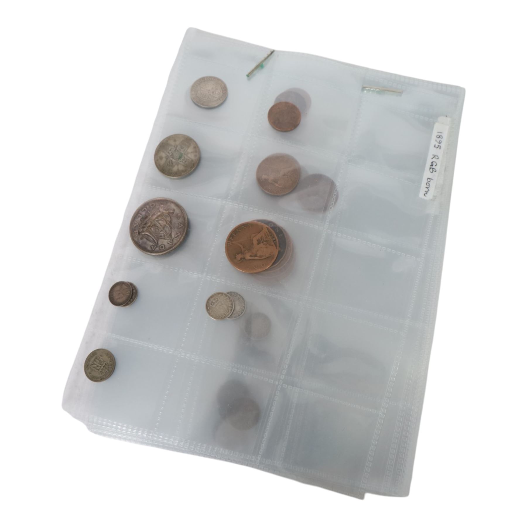 Great British and World coins, including a small quantity of Great British pre-1947 silver, five five pound coins, Canada 1949 one dollar, etc