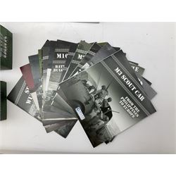 Sixteen Atlas Editions die-cast models of military vehicles including six Ultimate Tank Collection; all in perspex display cases; fourteen boxed; with associated paperwork (16)