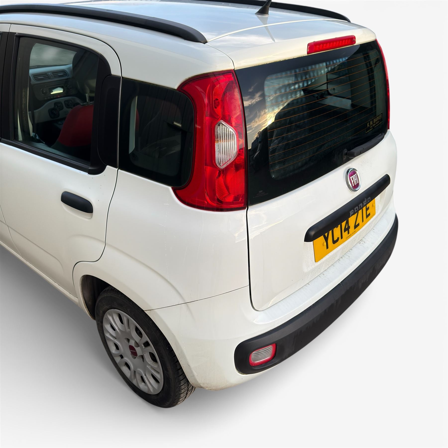 Fiat panda 1.2L petrol, 2014, white, YC14 ZTE, 45000 miles